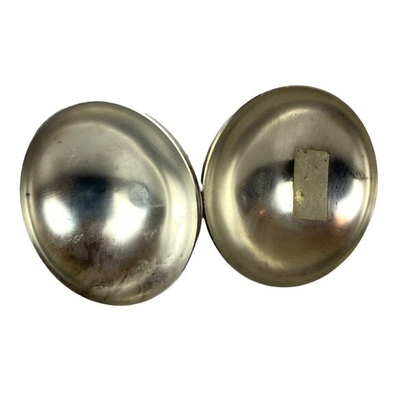 Vintage Oneida Silversmith Silver Plated Taper Candle Holders Pair Fluted Top - Picture 4 of 5